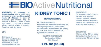 Kidney Tonic I (Bani0026 Kidney Tonic I 5 8 2020)